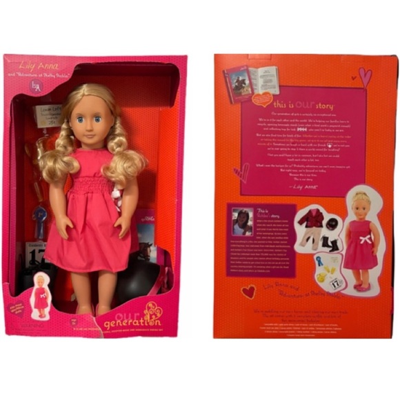 Our Generation Lily Anna 18” Doll & Horse Riding Set Clothing & Lemonade Set - Picture 15 of 16